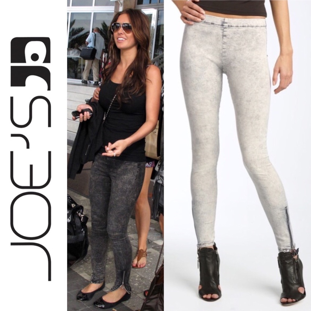 🆕👖 Zip Ankle Denim Skinny Leggings GRAY Jegging
